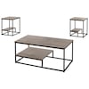 Monarch Specialties Dining Table - 36"X 48" / Grey Reclaimed Wood-Look/ Black I 7960P